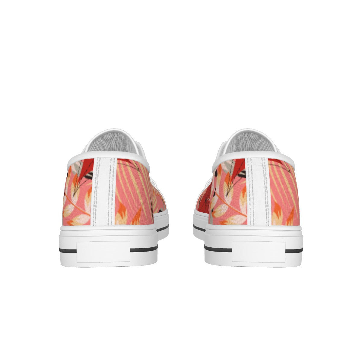 Coral Tropical Low-top Sneakers