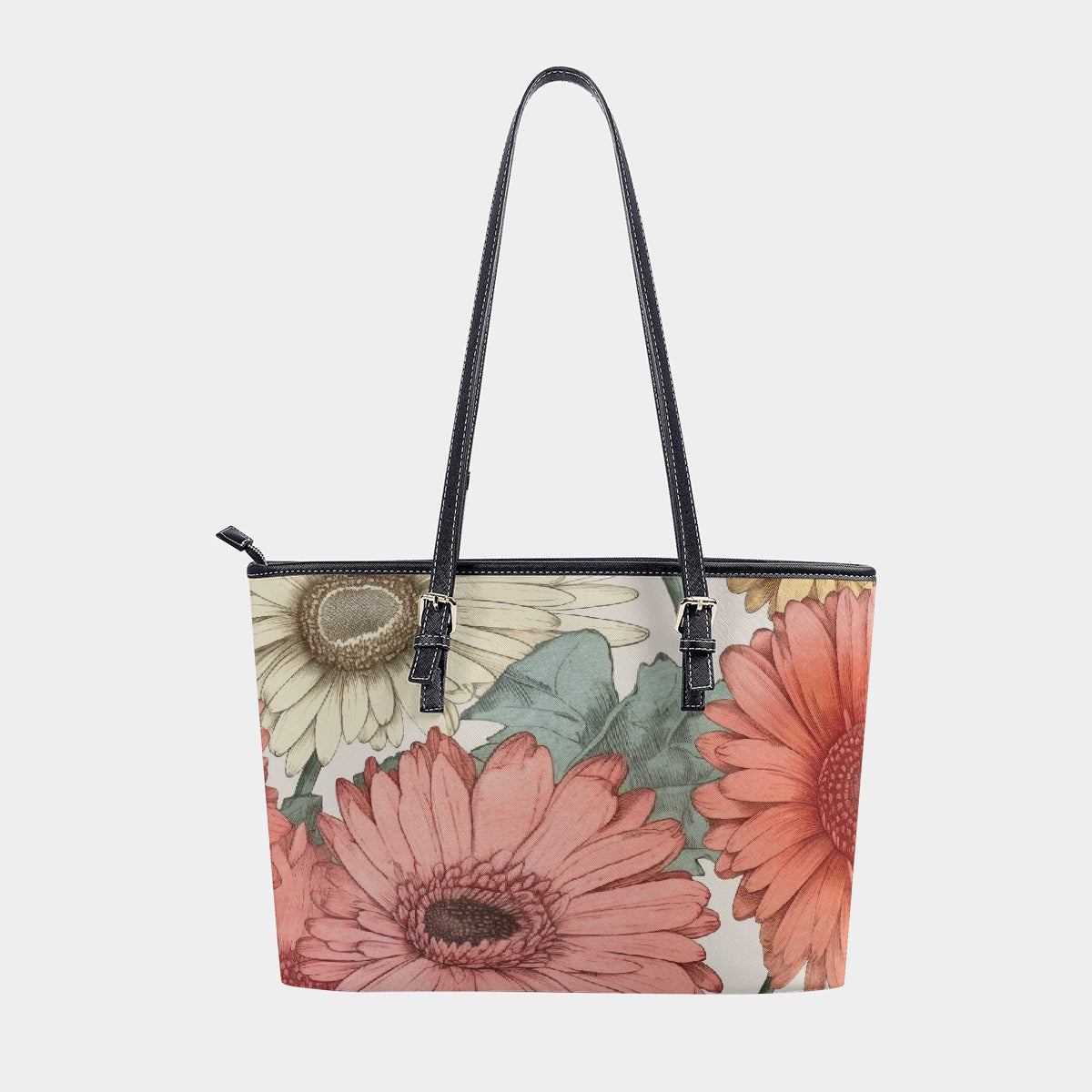 Coral Daisy Handbag