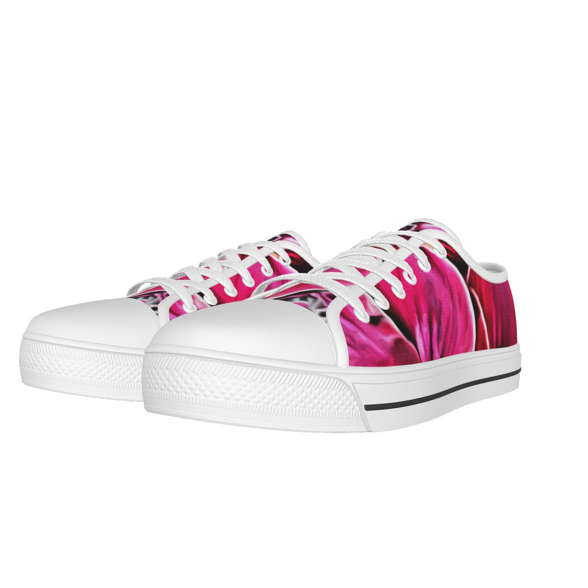 Hot Pink Orchid Low-top Sneakers