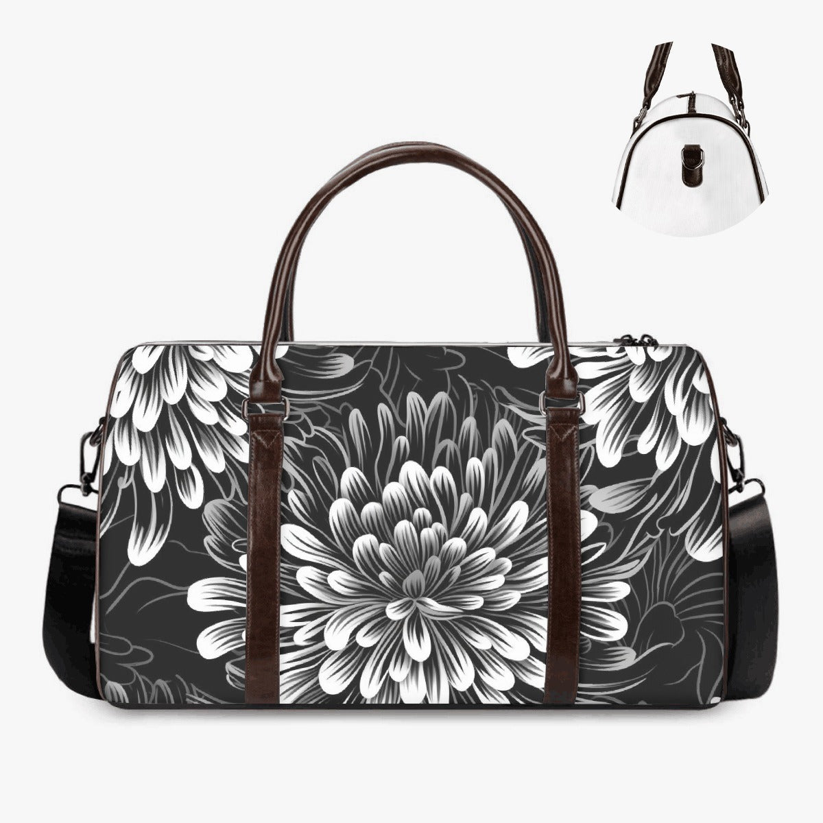 Midnight Bloom Duffle Bag