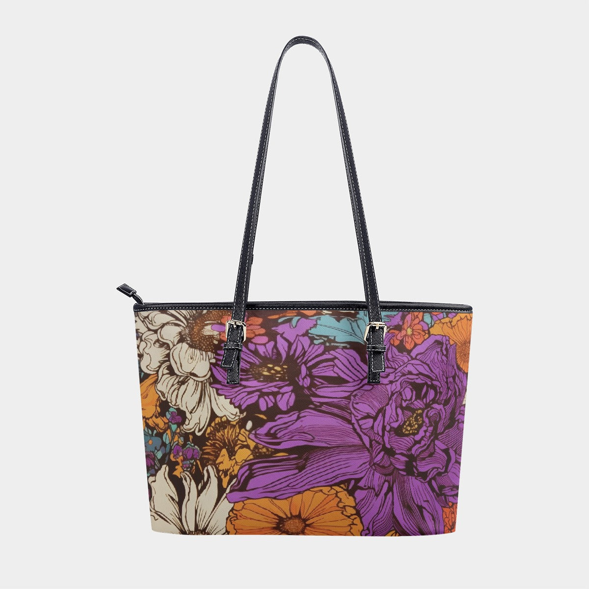 Graphic Floral handbag