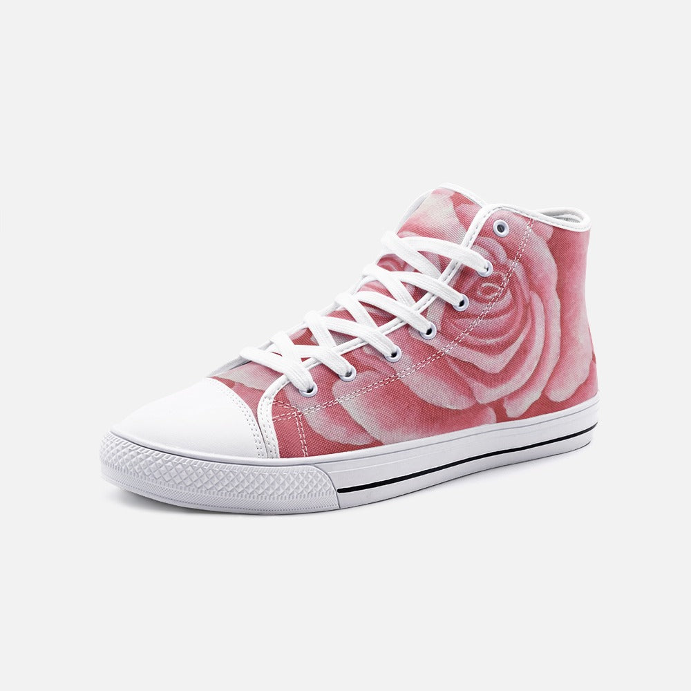 Coral Rose High-top Sneakers