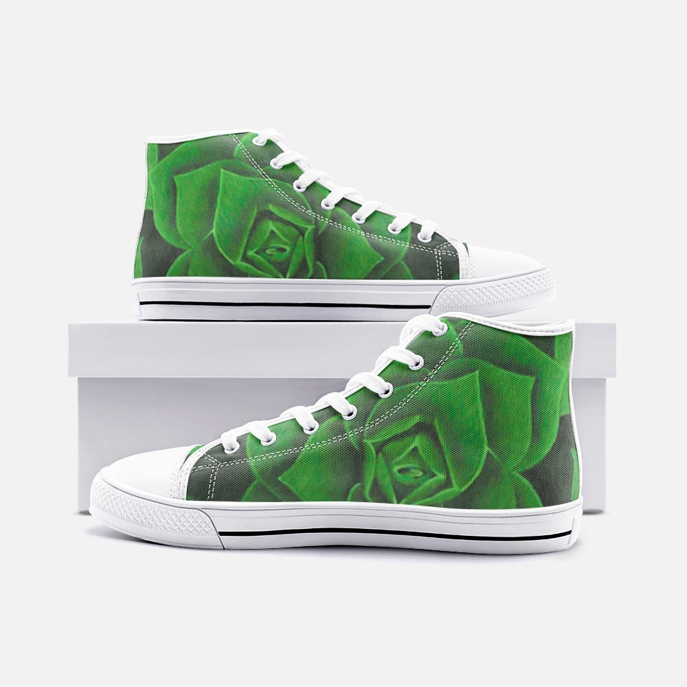Emerald Succulent High-top Sneakers