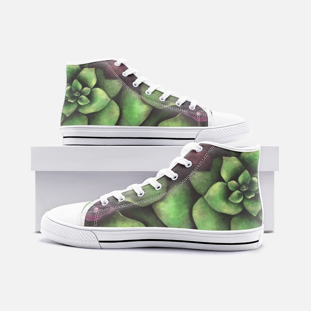 Succulent Garden High-top Sneakers